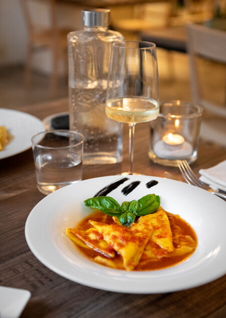 Primo triangoli di branzino