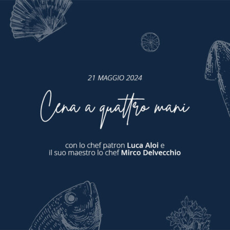 Cena a quattro mani con Mirco Delvecchio