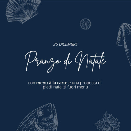 Pranzo di Natale in famiglia a due passi dal mare